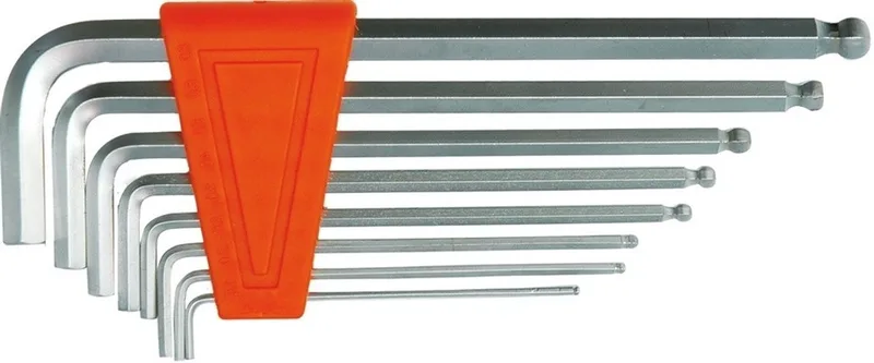 Inbussleutelset 8-delig 1,5-8mm Kegeldoppen CR-V van Vorel, Zilver – productafbeelding
