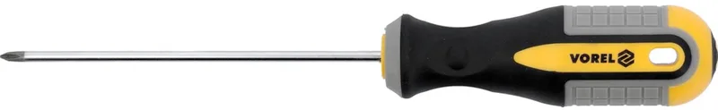 Kruiskopschroevendraaier PH0 x 100mm - CrV Staal by Vorel, Black – product image