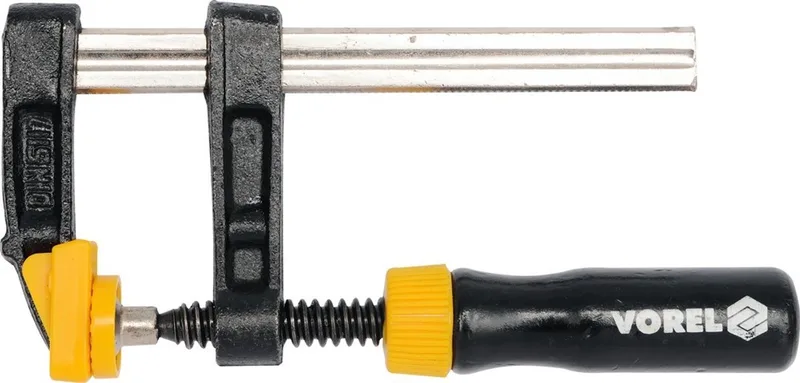 Lijmklem 150x50mm - Stabiele Klem voor Houtbewerking de Vorel, Argent – image du produit