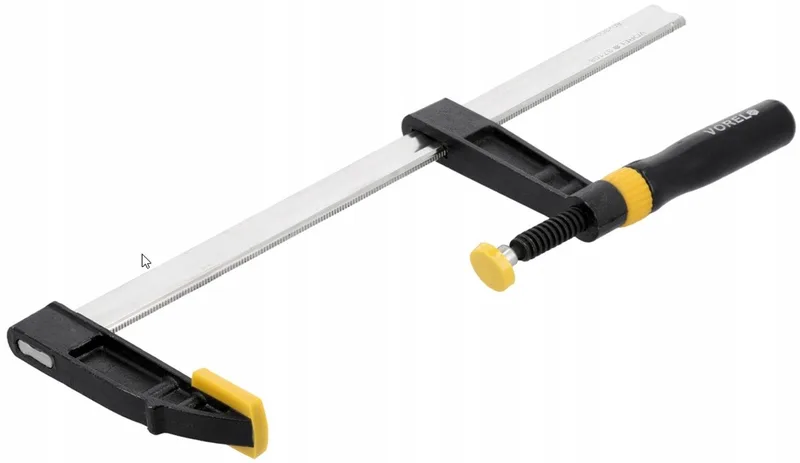 Lijmklem 80x300mm - Stabiele Klem voor Houtbewerking van Vorel, Zwart – productafbeelding