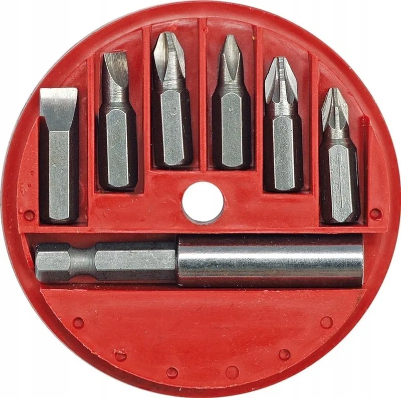 Magnetische Bitset 7 Delen 1/4" Hex van Vorel – productafbeelding
