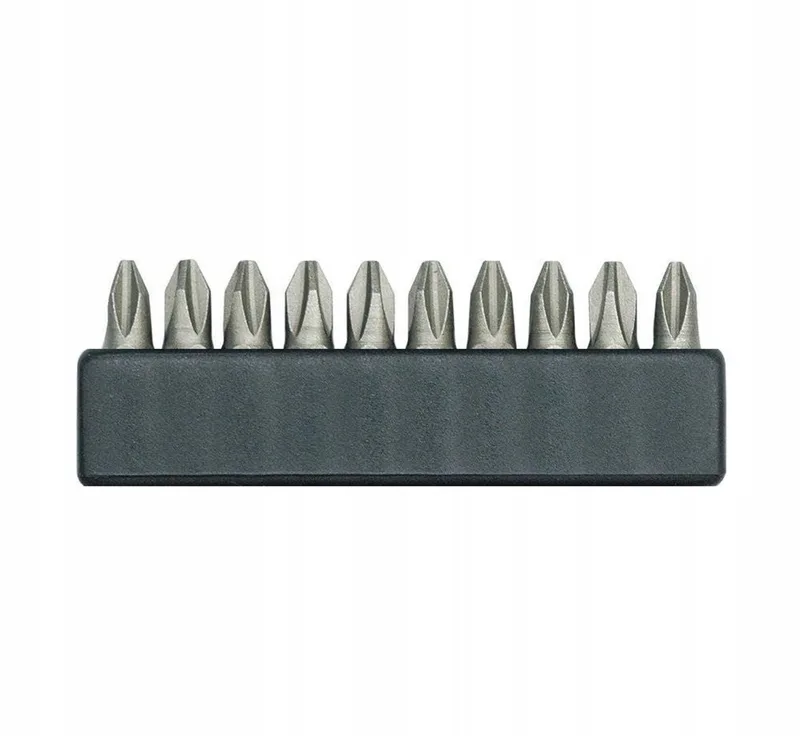 PH2 Schroefbits Set 25mm 1/4" Hex - 10 Stuks de Vorel – image du produit