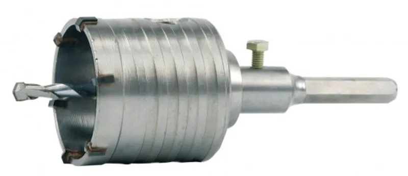 Professionele Gatenzaag voor Metselwerk - Ø 65 mm - HEX-adapter - Inclusief Centreerboor - Dozenboor voor Beton en Baksteen - 03240 fra Vorel – produktbillede