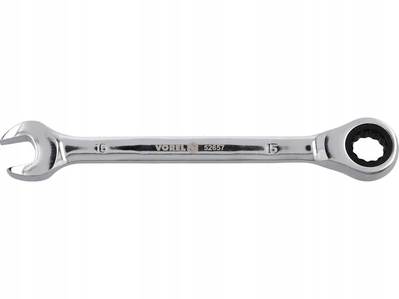 Ring-/Steeksleutel met Ratel 15mm CRV 200mm Chroom by Vorel – product image