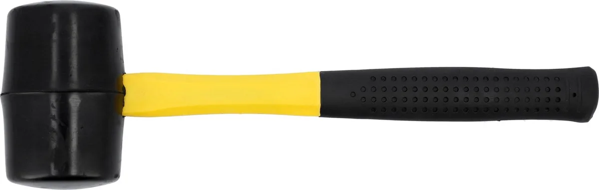 Rubber Hammer - 1000g - Glasvezel Steel - Antislip Handvat från Vorel – produktbild