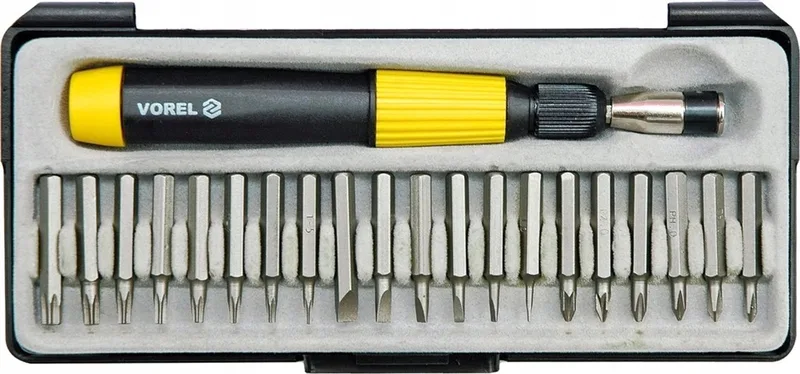 Schroevendraaier Bit Set met Handvat - 21 Delig by Vorel – product image