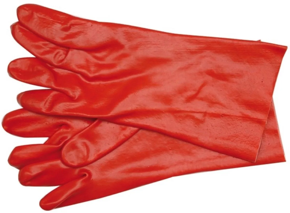 Serie GCPCV0410 - Beschermende Handschoenen - PVC - Manket by Vorel, Red – product image