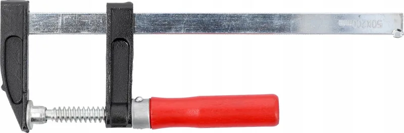 Timmerman lijmklem 200x50 mm - Stabiele Werkbankklem von Vorel, Rot – Produktbild