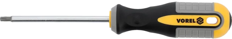 Torx Schroevendraaier T15x100mm CrV - Magnetische Punt von Vorel, Gelb – Produktbild
