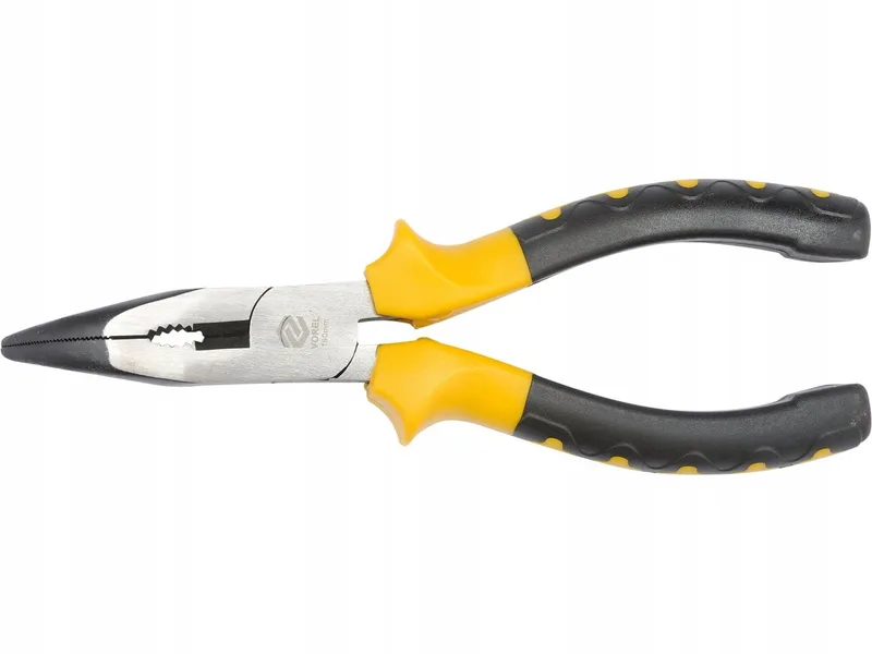 Verlengde gebogen tang 180 mm universeel gehard koolstofstaal de Vorel – image du produit
