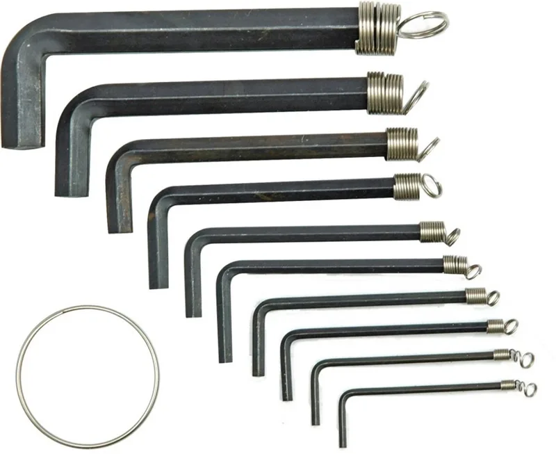 Vorel 10-delige Inbussleutelset 1,5-10mm - Koolstofstaal von Vorel, Schwarz – Produktbild