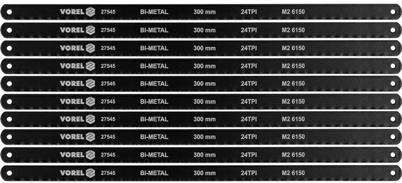 Vorel 27545 - Bimetalen Zaagblad Set - 300mm - TPI 24 - Metaalbewerking by Vorel – product image