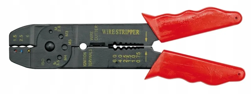 Vorel 45000 Tang voor Krimpen en Strippen van Connectoren 250mm de Vorel – image du produit