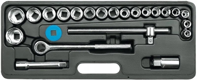 Vorel 58240 Doppenset 1/2" 8-30mm, 24 Delen by Vorel, Metaakleurig – product image