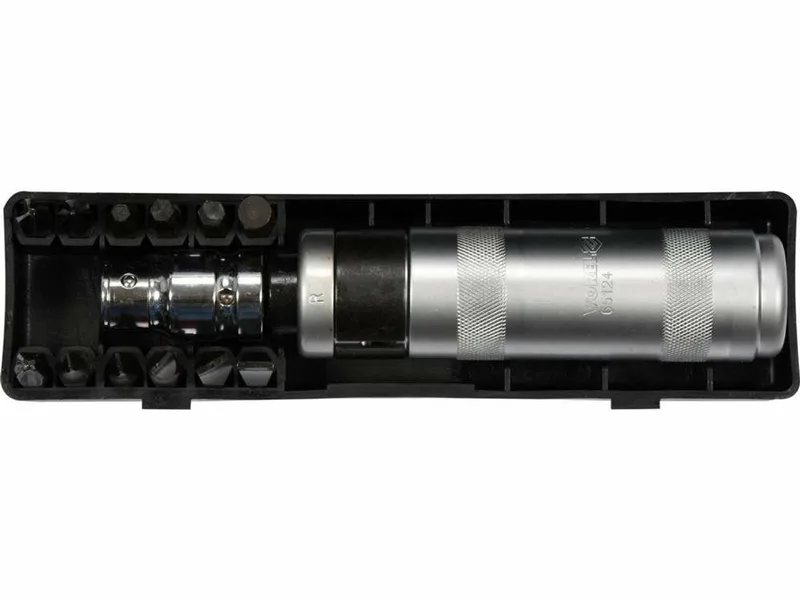 Vorel 65124 - Impact Schroevendraaier Set - 160mm - CrV Staal - Ergonomische Handgreep by Vorel, Chrome, Black – product image