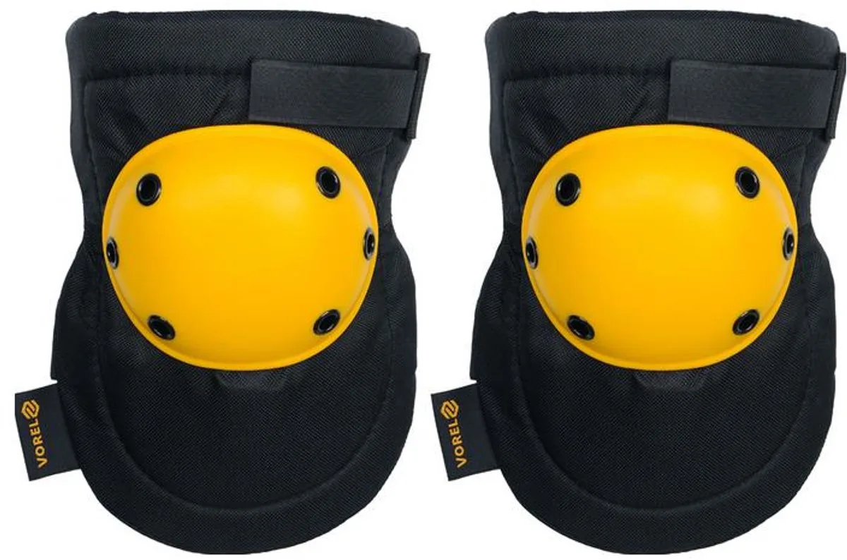 Vorel 74601 - Kniebeschermers - Professionele Kniebescherming - Nylon 600D - Geel-Zwart de Vorel, Jaune, Noir – image du produit