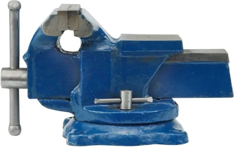 VOREL-Bankschroef-met-draaivoet-150-mm-blauw van Vorel – productafbeelding