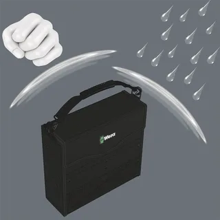 05004357001 Wera 2go 2 XL gereedschapskoffer, 2‑delig by Wera, Black – product image 3 of 4