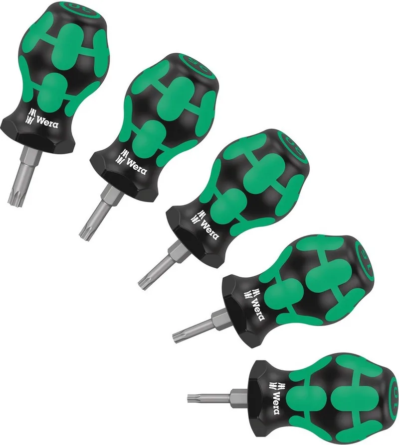 05008876001 5-delige Stubby Torx® Schroevendraaierset by Wera, Kleurloos – product image