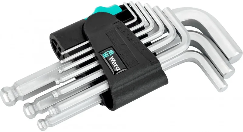 05021406001 9-delige Inbussleutelset - 1,5-10mm von Wera, Kleurloos – Produktbild
