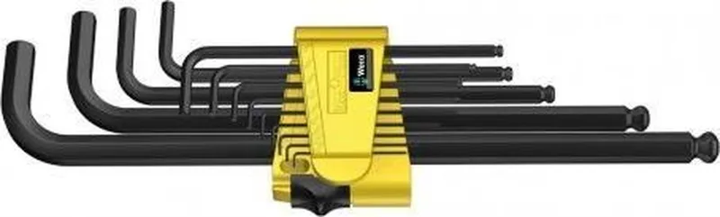 Winkelschraubendreher-Satz 950/13 Hex-Plus Imperial 1, 13-teilig von Wera, Schwarz – Produktbild