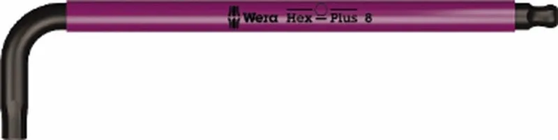 05022606001 Multicolour Inbussleutel - 3 x 123mm by Wera, Kleurloos – product image