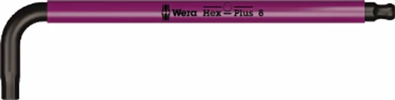 05022610001 Multicolour Inbussleutel - 5 x 154mm by Wera, Kleurloos – product image