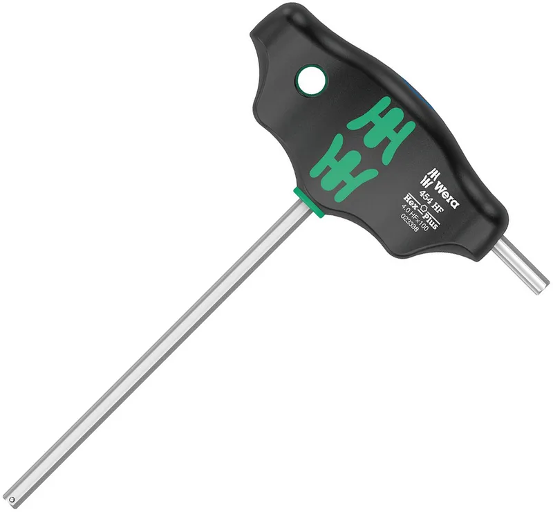 05023338001 Hex-Plus HF T-greep Zeskant-Schroevendraaier - 4 x 100mm - 454 by Wera, Kleurloos – product image