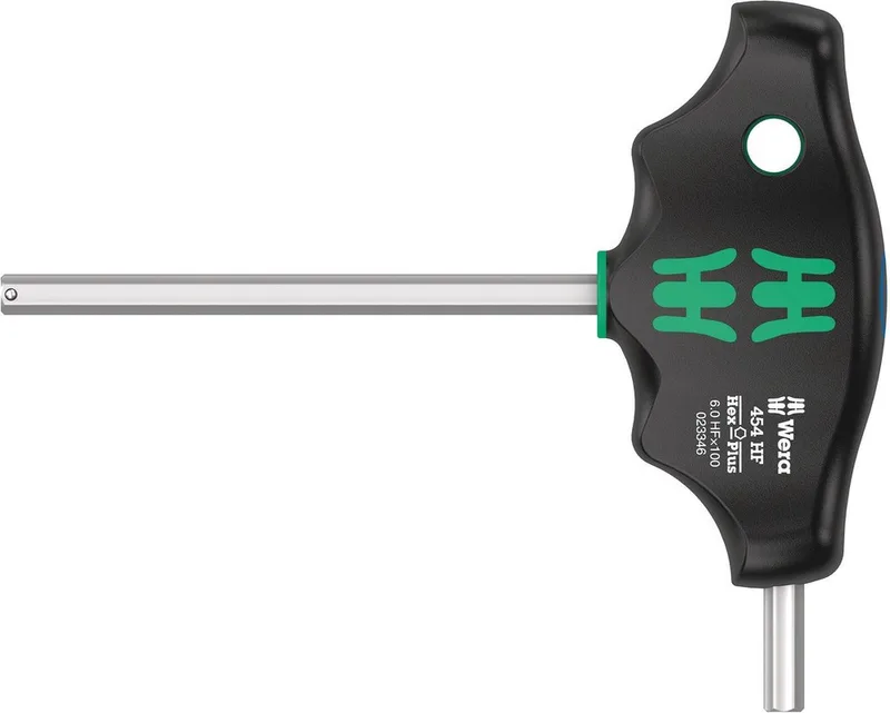 05023346001 Hex-Plus HF T-greep Zeskant-Schroevendraaier - 6 x 100mm by Wera, Kleurloos – product image