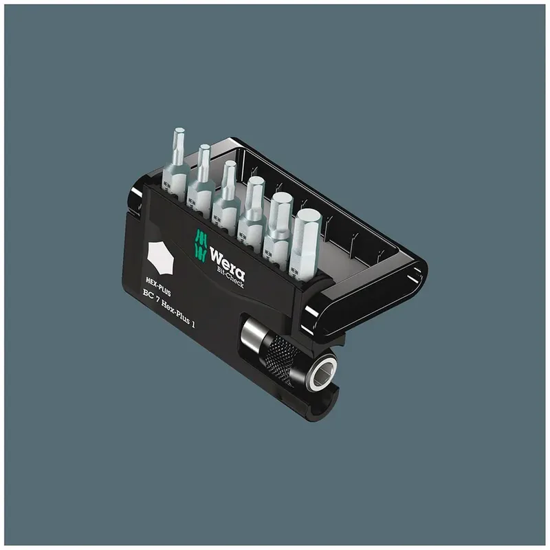 05056168001 7-delige Bit-Check 7 Hex-Plus 1 Bitset van Wera – productafbeelding 5 van 5