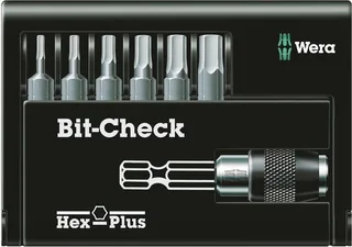 05056168001 7-delige Bit-Check 7 Hex-Plus 1 Bitset van Wera – productafbeelding 1 van 5