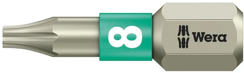 05071030001 3867/1 TS TORX® Bits, RVS TX 8 x 25mm von Wera – Produktbild