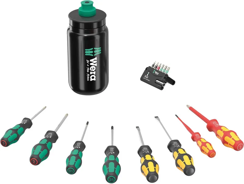 05100028001 Schroevendraaierset Universeel 17-delig Kruiskop Phillips, Kruiskop Pozidriv, Plat, Torx de Wera, Kleurloos – image du produit