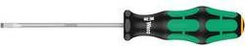 05110004001 Kraftform Plus Schroevendraaier met smalle sleufkop - Sleuf - 4 x 100mm by Wera, Kleurloos – product image