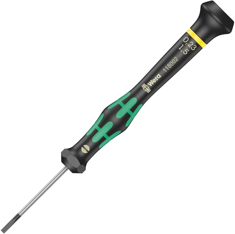 05118002001 Micro Gleuf Schroevendraaier - 0.23 x 1.5 x 40mm von Wera, Kleurloos – Produktbild