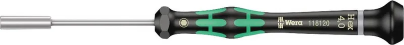 05118120001 2069 Elektroniker-Steckschlüssel, 4 x 60 mm de Wera, Kleurloos – image du produit