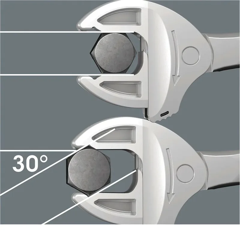 10-13mm 154mm Joker S Steeksleutel instelbaar - 6004 - 05020100001 van Wera – productafbeelding 5 van 6