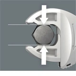 10-13mm 154mm Joker S Steeksleutel instelbaar - 6004 - 05020100001 van Wera – productafbeelding 3 van 6