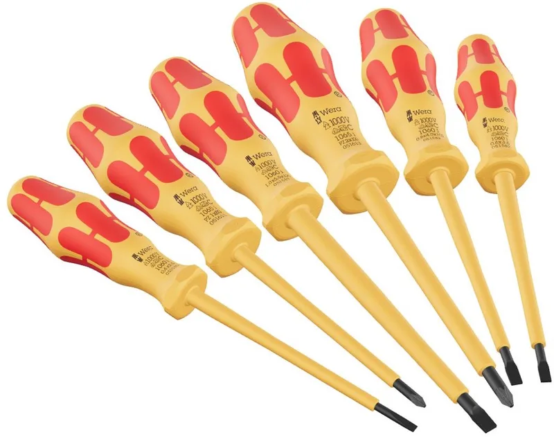 1060 I/1065 I/6 Vde Schroevendraaierset Goud von Wera, Rot, Gelb – Produktbild 1 von 6