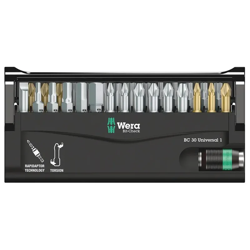 30-delig Bit-Check 30 Universal 1 Bitset - 05056440001 by Wera – product image 2 of 6