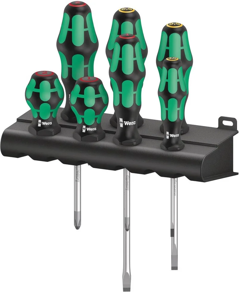 300/7 Mix 1 Schroevendraaierset Elektronica, Werkplaats 7-delig de Wera, Kleurloos – image du produit
