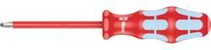 Wera 3162 i 05022734001 VDE Tournevis cruciforme PH 2 Longueur de la lame: 100 mm de Wera, Kleurloos – image du produit