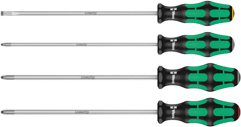 335/350/355/4 Schroevendraaierset 4-delig de Wera, Kleurloos – image du produit