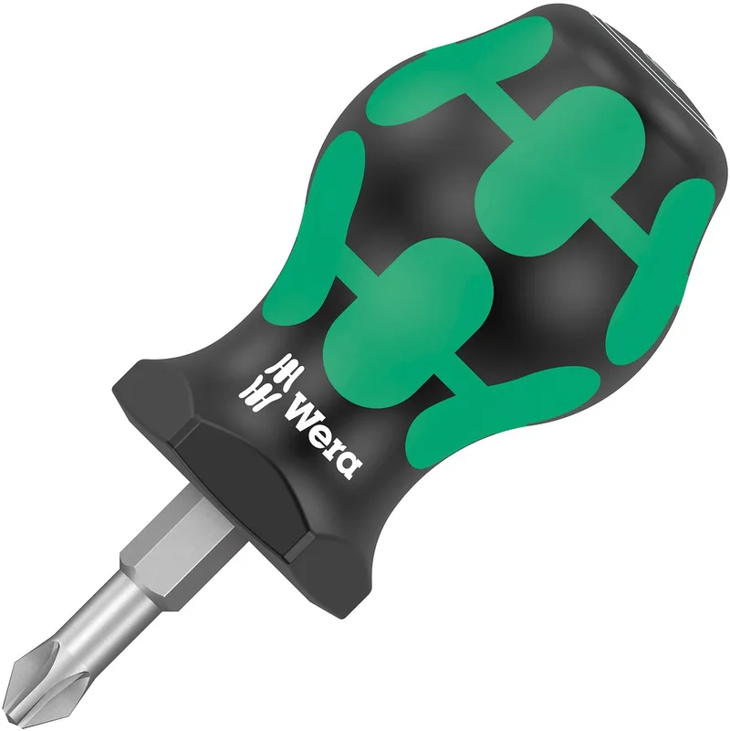 Wera 355 PZ Stubby 05008854001 Stjärnskruvmejsel PZ 2 Klinglängd: 25 mm von Wera, Kleurloos – Produktbild