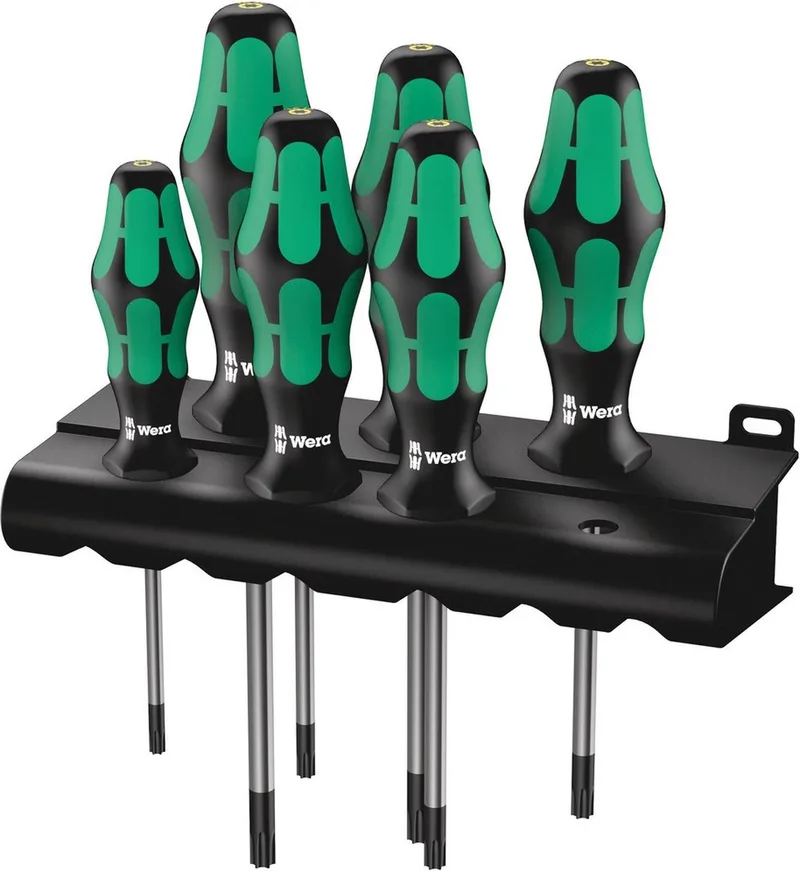 367/6 TORX HF Kraftform Plus schroevendraaierset de Wera, Kleurloos – image du produit