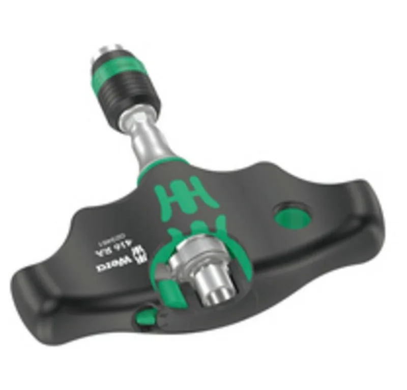 Steckschlüssel Quergriff-Bits-Handhalter, Rapidaptor+Ratsche 416 RA 05023461001 von Wera, Kleurloos – Produktbild 2 von 3