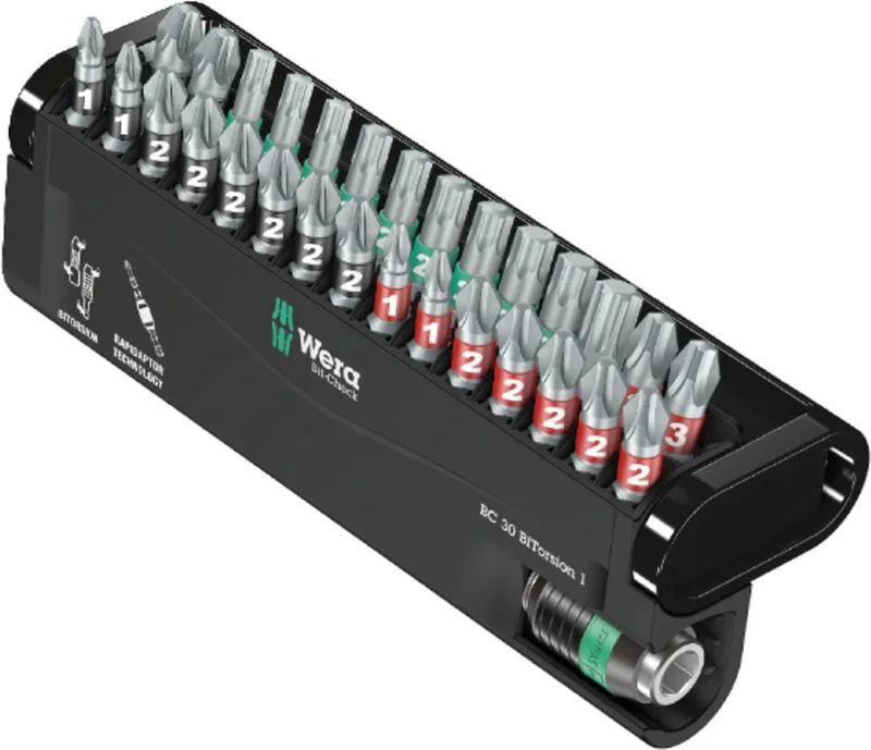 5057430001 30-delige Bit-Check BiTorsion Bitset in cassette by Wera – product image 1 of 2