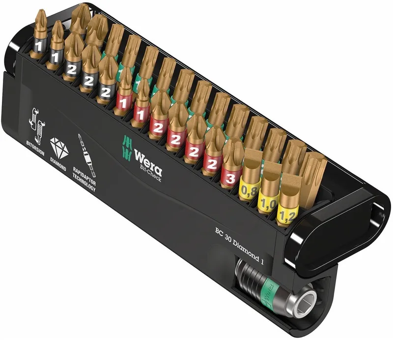 5057431001 30-delige Bit-Check Diamond Bitset van Wera – productafbeelding 1 van 2