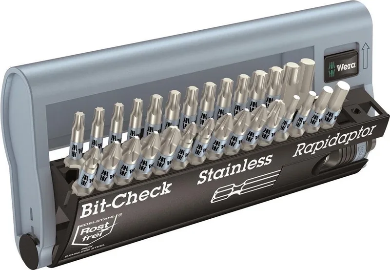 5071109001 30-delige Bit-Check RVS Bitset de Wera – image du produit