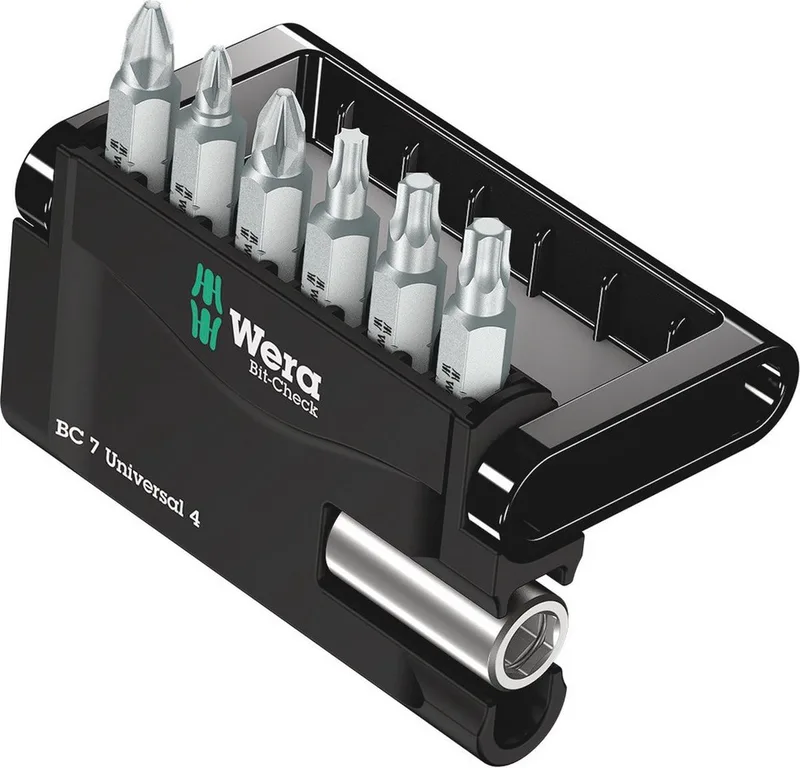 5135810001 Mini-check 7-delige bitset in cassette van Wera – productafbeelding